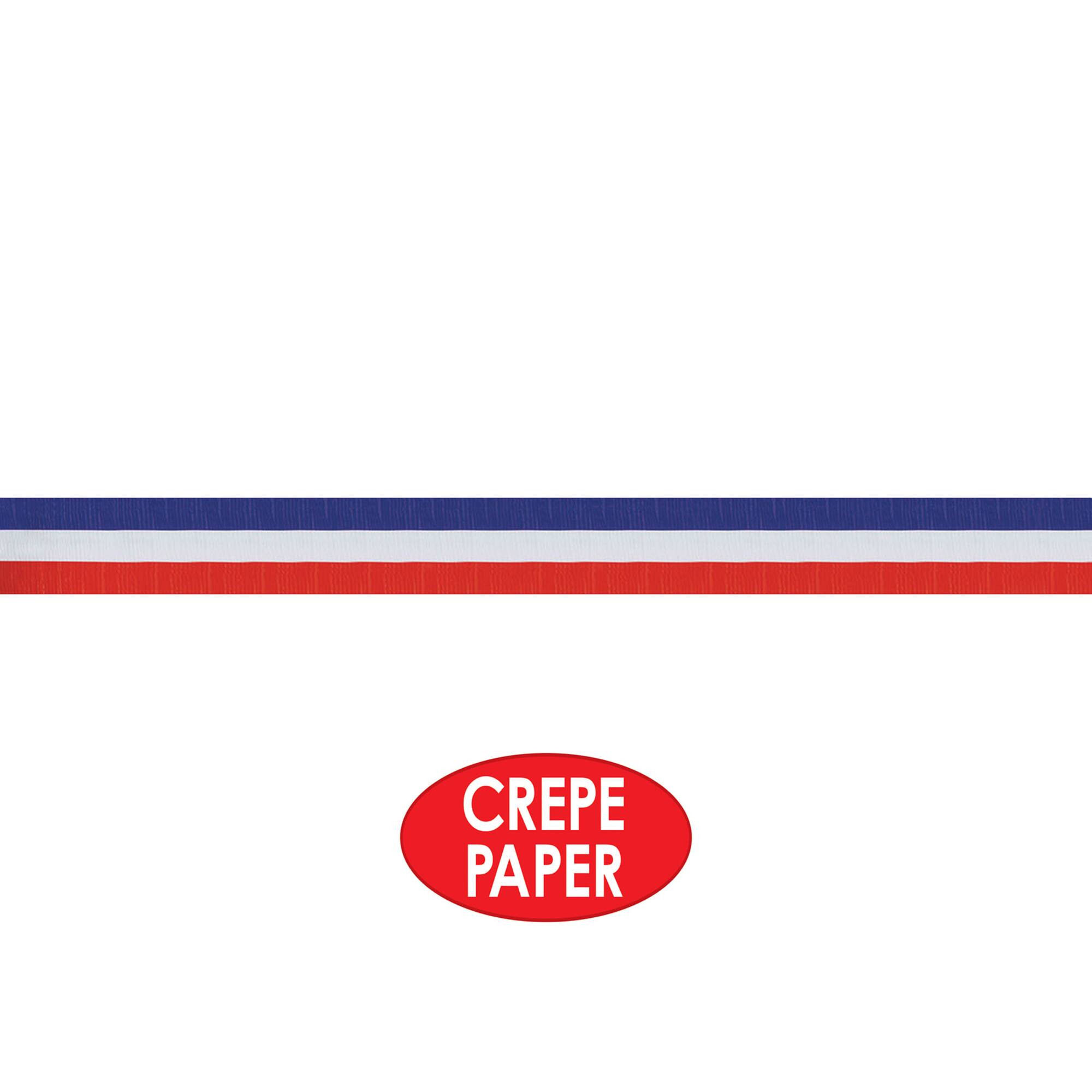Beistle 30ft. Patriotic Crepe Streamers, 3ct.